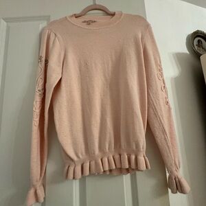 Chicwish Pink Ruffle Sweater